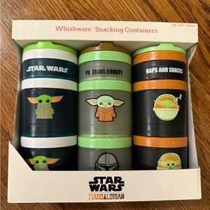 Brand New Star Wars Mandalorian Whiskware snack set of 3